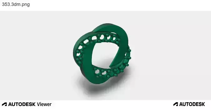 Lattice Loop Pendant