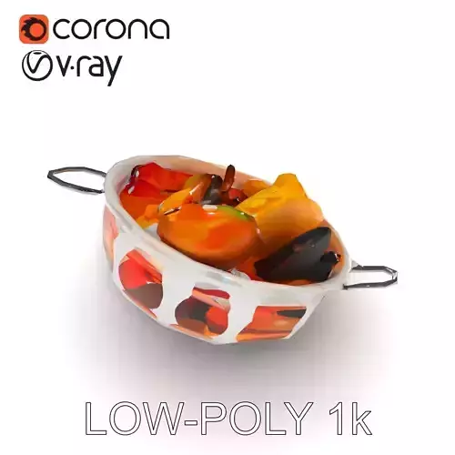 Seafood Bouillabaisse Bowl model pack