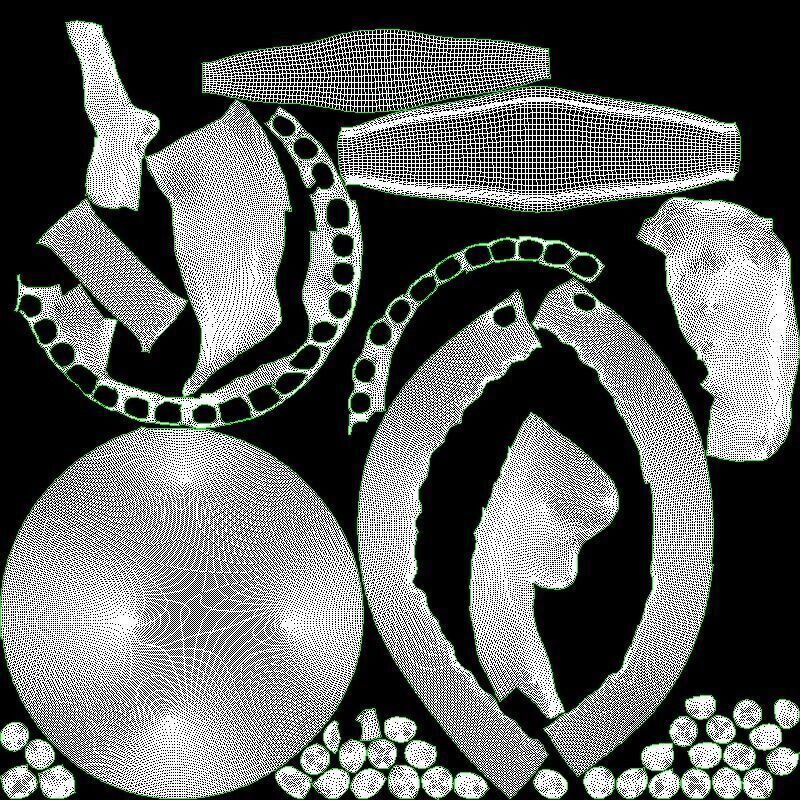 Virgin Mary Pendant 3D print model_20