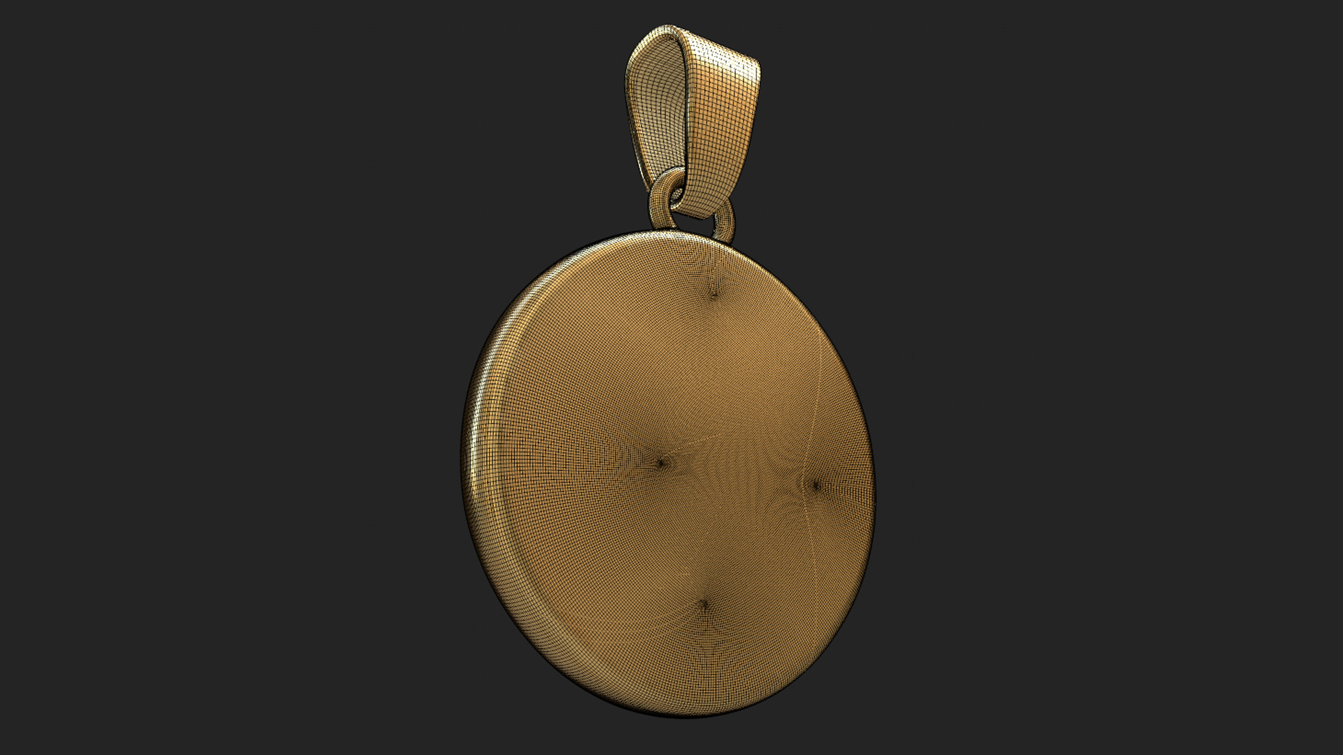 Virgin Mary Pendant 3D print model_16