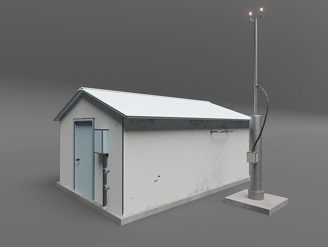 building06 Low-poly 3D model