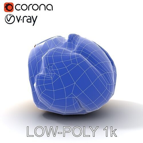 Crusty Artisan Bread Loaf model pack Low-poly 3D model 5