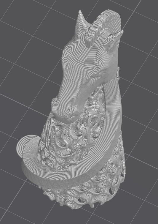 Chess Set Pieces Spiral Lattice 3D print model_16