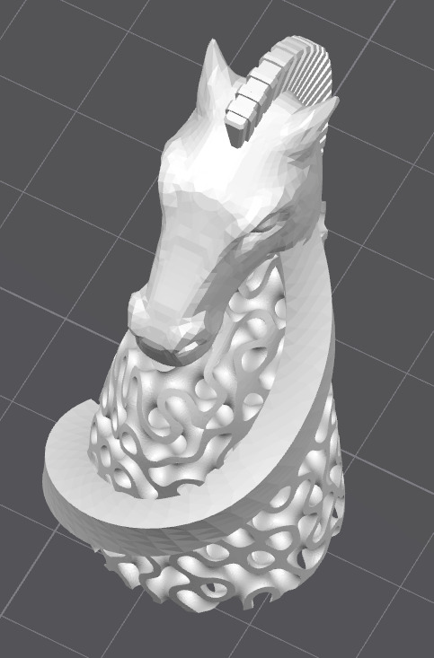 Chess Set Pieces Spiral Lattice 3D print model_20