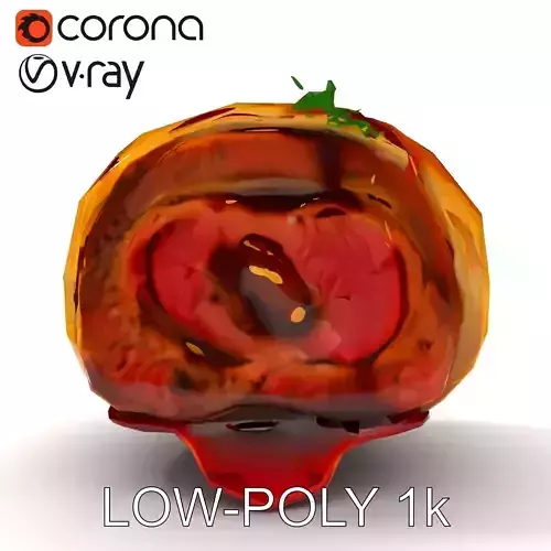 Gourmet Beef Wellington Model Pack Low-poly 3D model