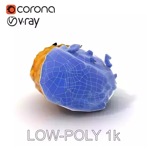 Creamy Risotto with Black Garlic Garnish model pack