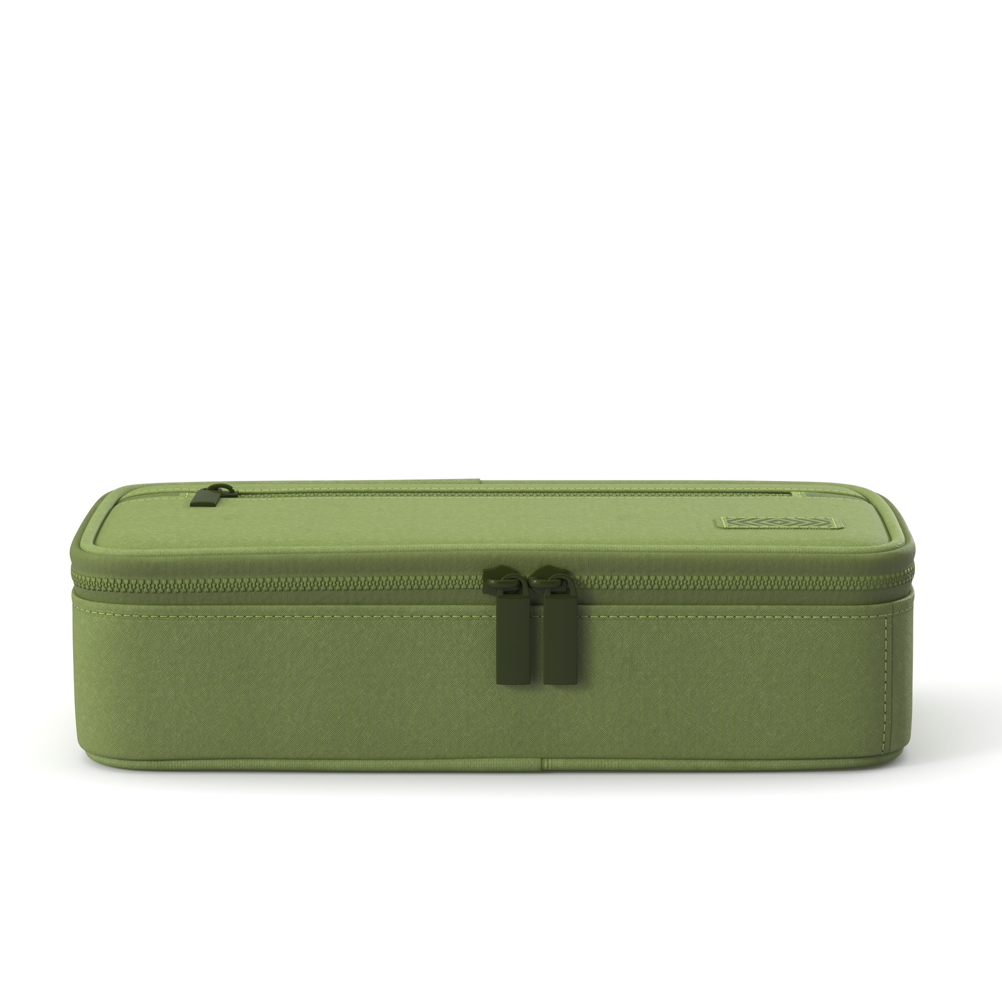 Pencil Pouch with Zipper Low-poly 3D model_2