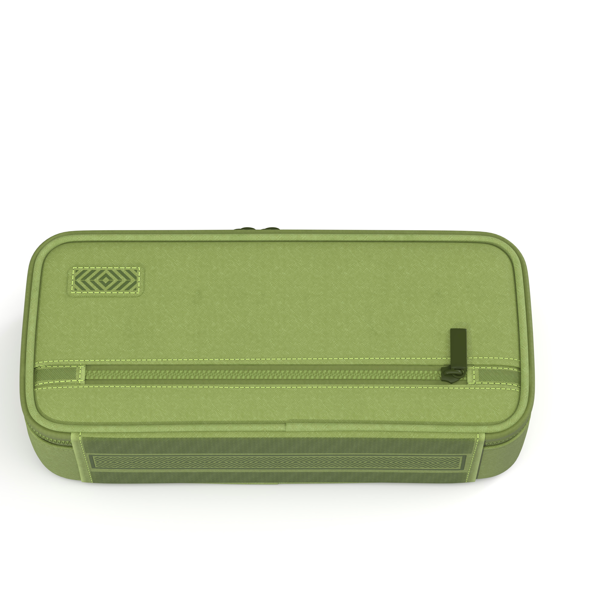 Pencil Pouch with Zipper Low-poly 3D model_8