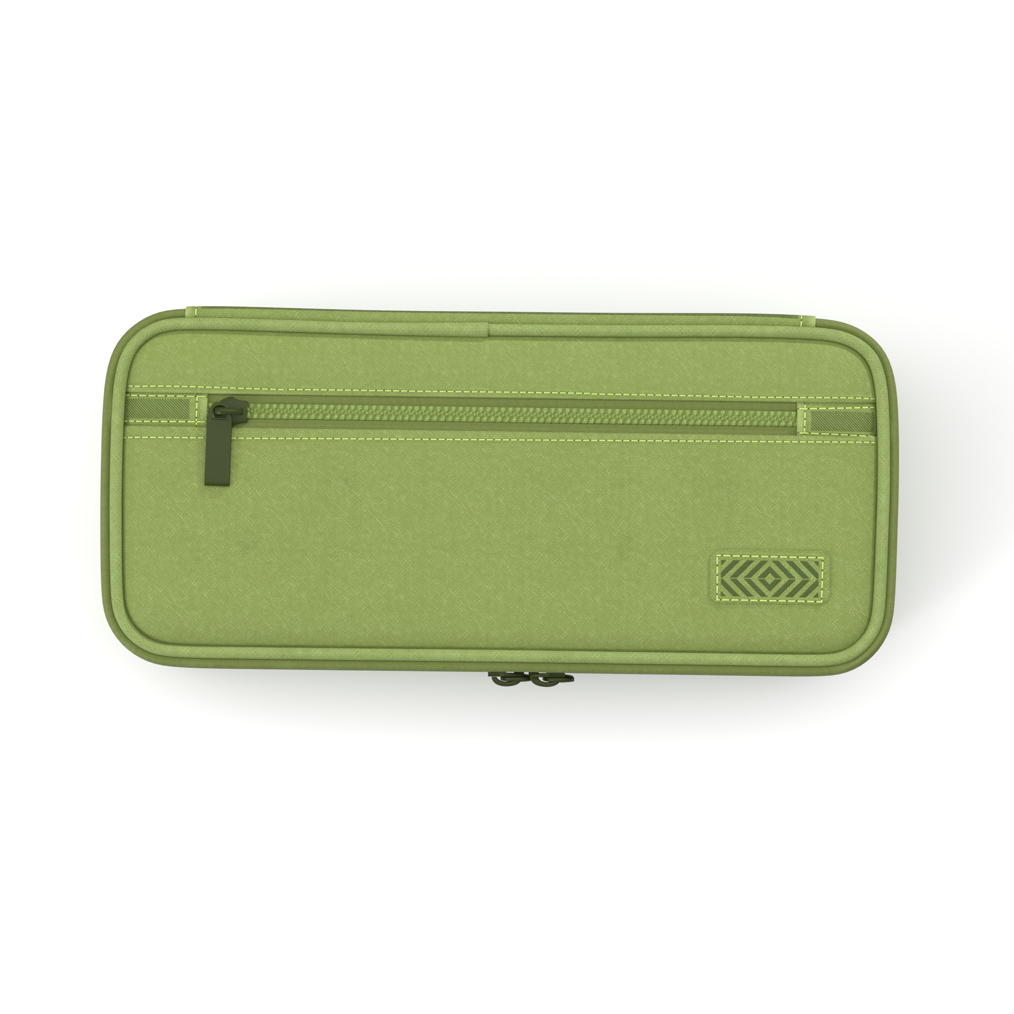 Pencil Pouch with Zipper Low-poly 3D model_6