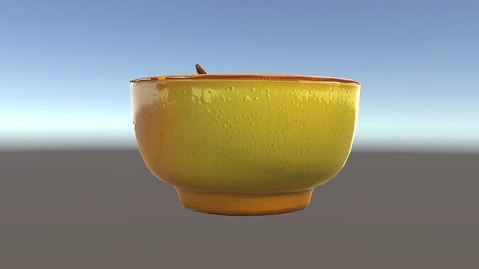 Pumpkin Soup Bowl D Model Pack Low-poly 3D model 5