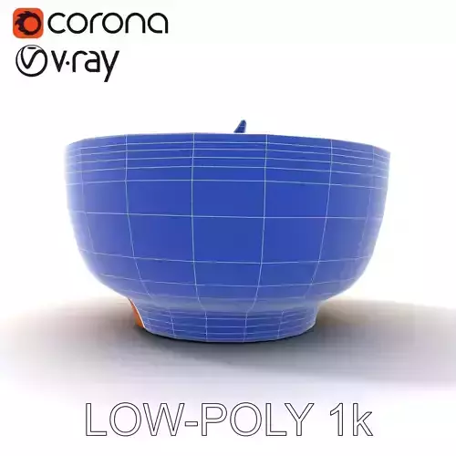 Pumpkin Soup Bowl D Model Pack