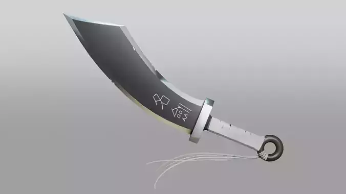 Stylized Chinese Dao Sword