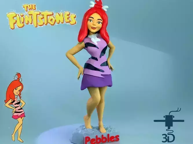 Pebbles 3D print model