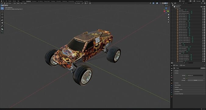 Remote Control Vehicle  3D model 5