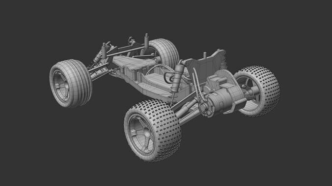 Remote Control Vehicle  3D model 7