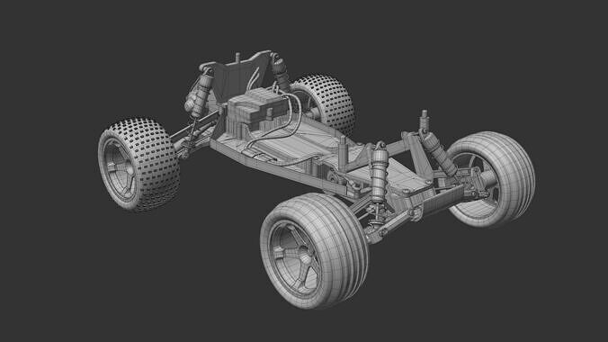 Remote Control Vehicle  3D model 6