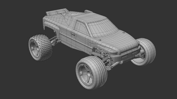 Remote Control Vehicle  3D model 2