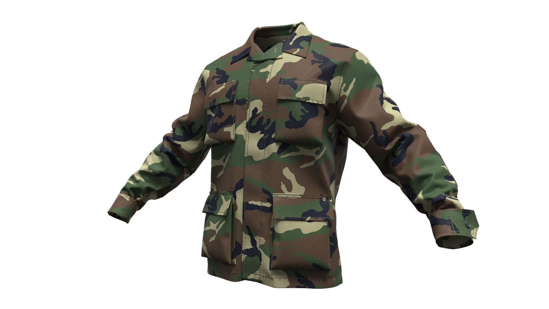 BDU-Battle Dress Uniform Jacket - Marvelous Designer 3D model | CGTrader BDU-Battle Dress Uniform Jacket - Marvelous Designer 3D model | CGTrader