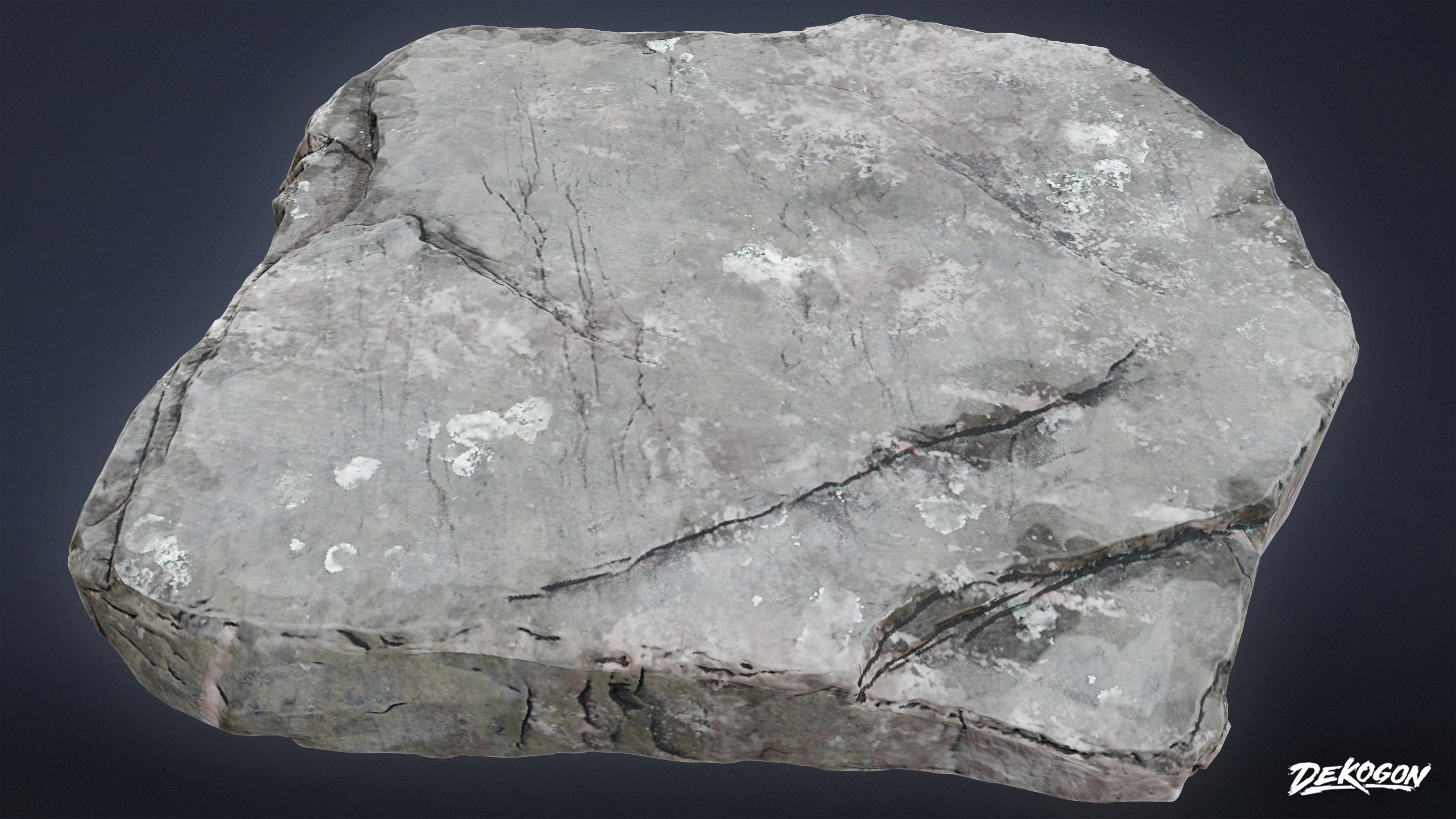 SUBURBS - Stones Bird Bath 01 - LOW POLY AND NANITE Low-poly 3D model_6