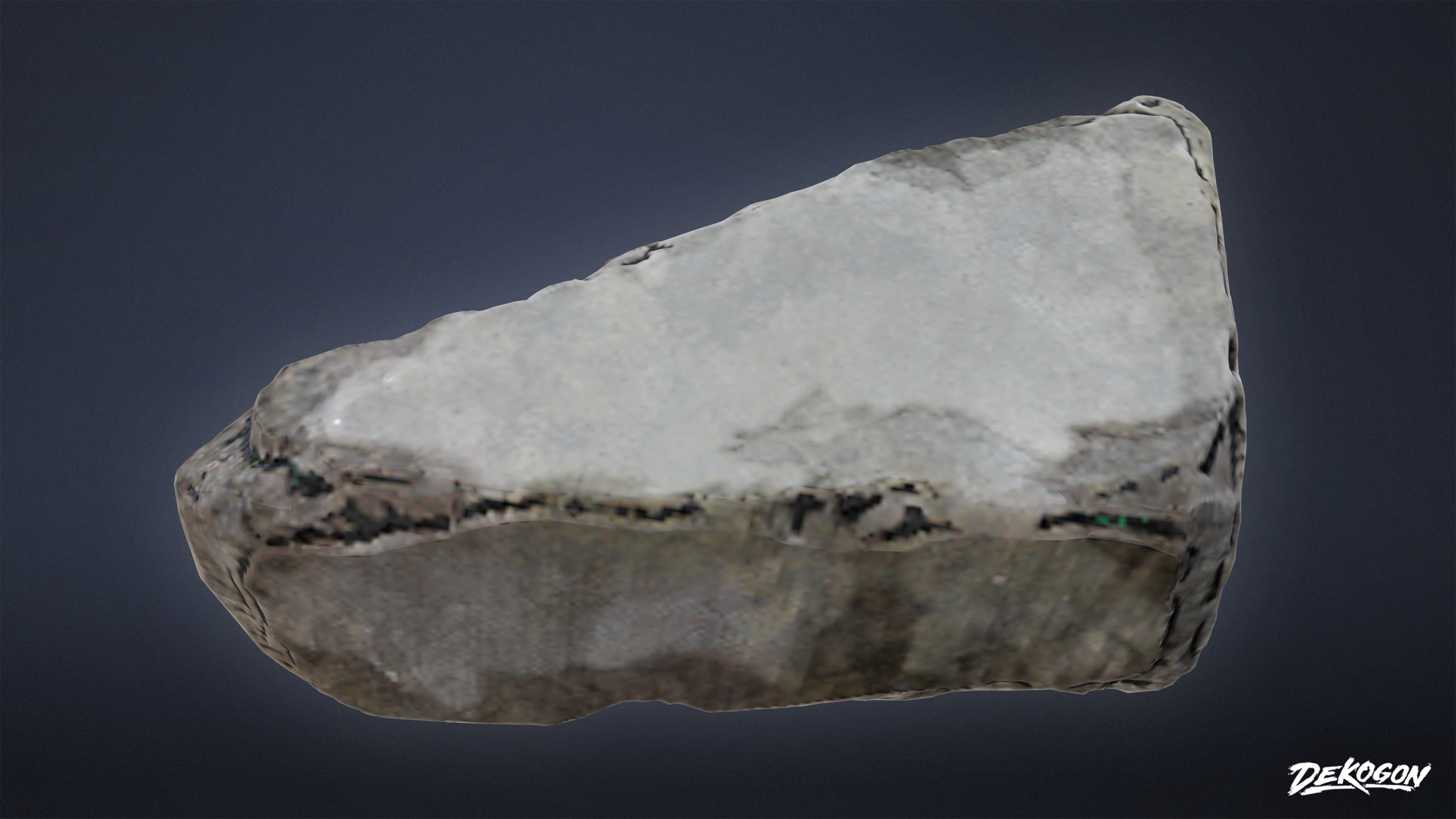 SUBURBS - Stones Bird Bath 01 - LOW POLY AND NANITE Low-poly 3D model_19