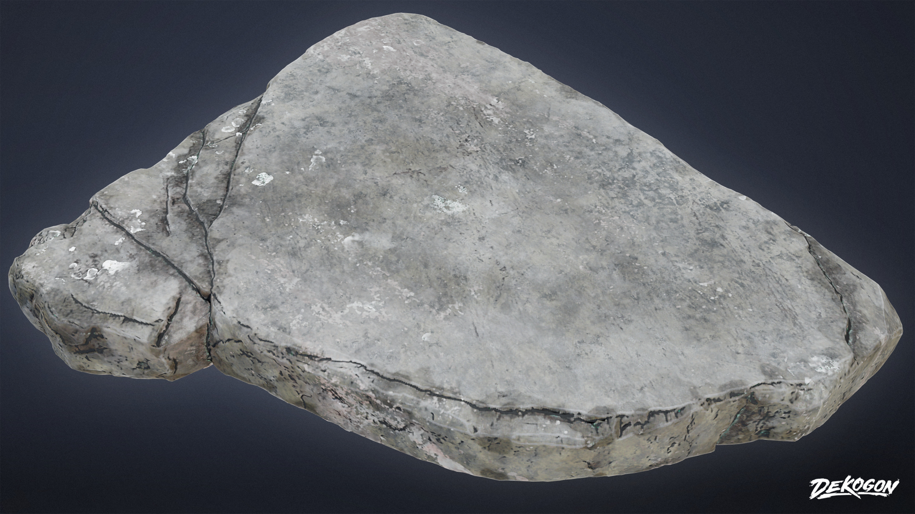 SUBURBS - Stones Bird Bath 01 - LOW POLY AND NANITE Low-poly 3D model_13