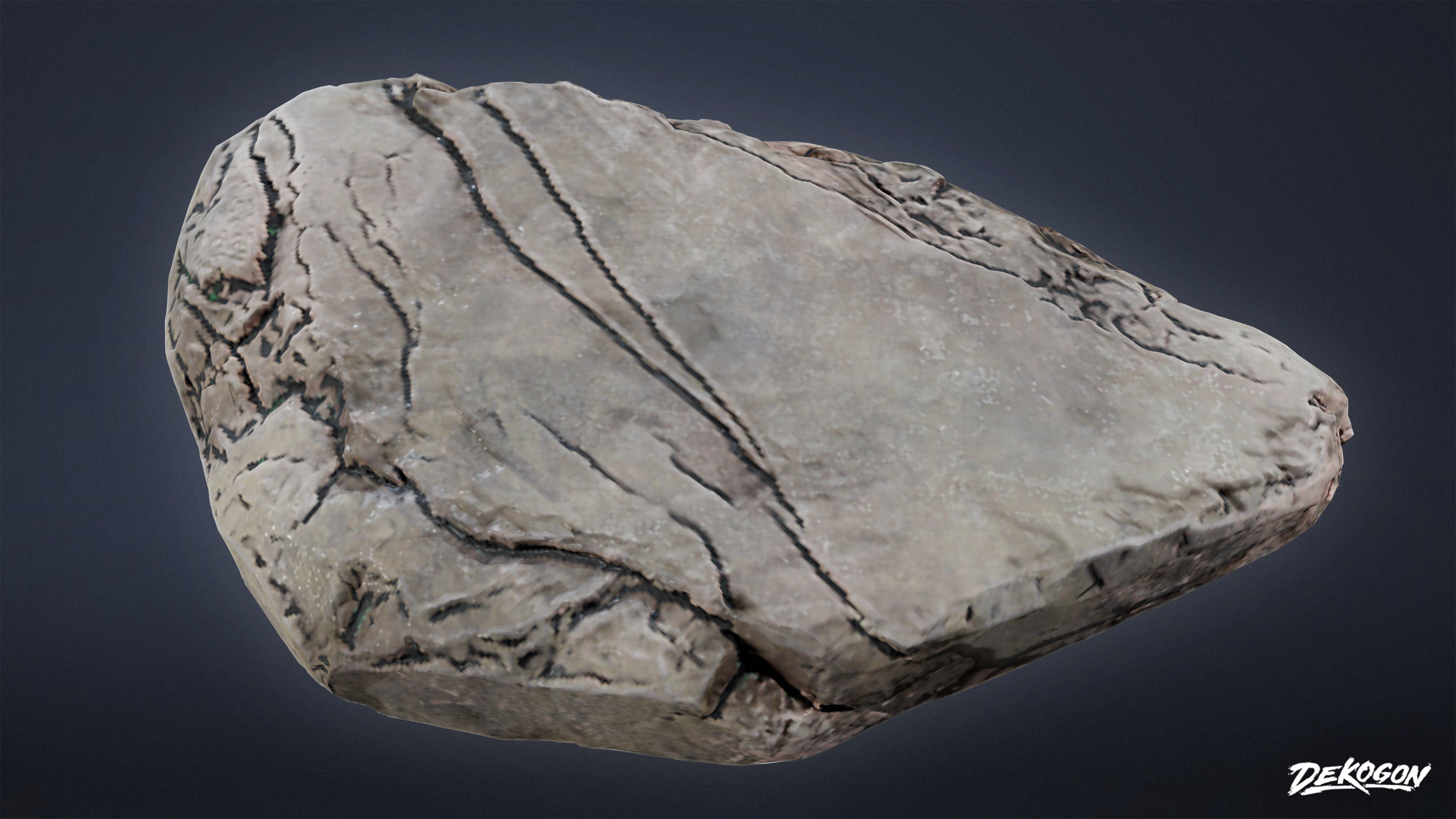 SUBURBS - Stones Bird Bath 01 - LOW POLY AND NANITE Low-poly 3D model_14