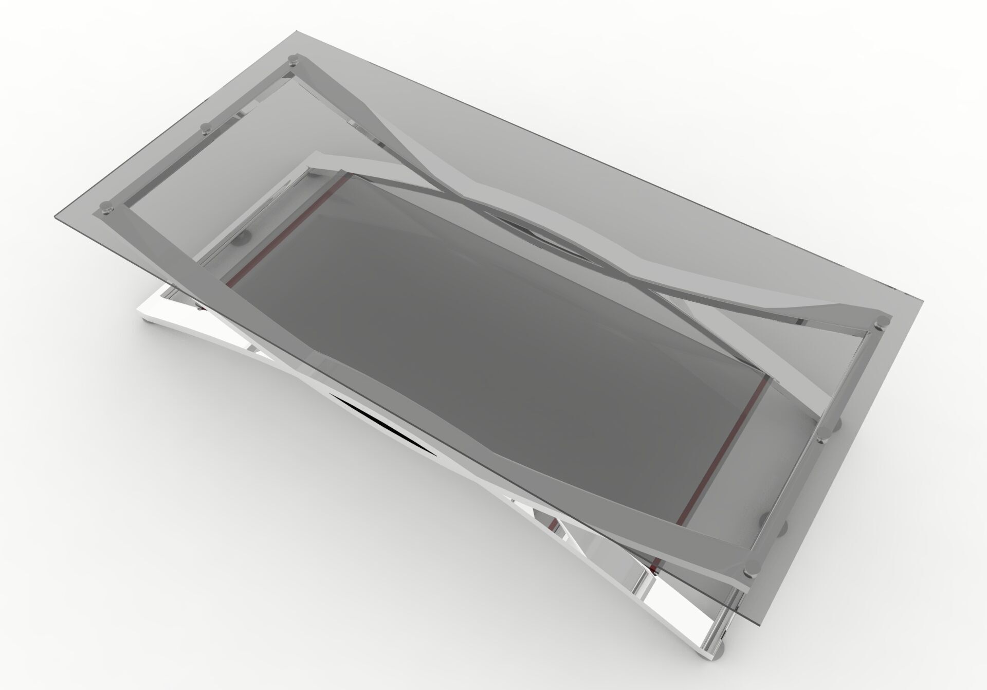 Coffee Table Low-poly 3D model_12