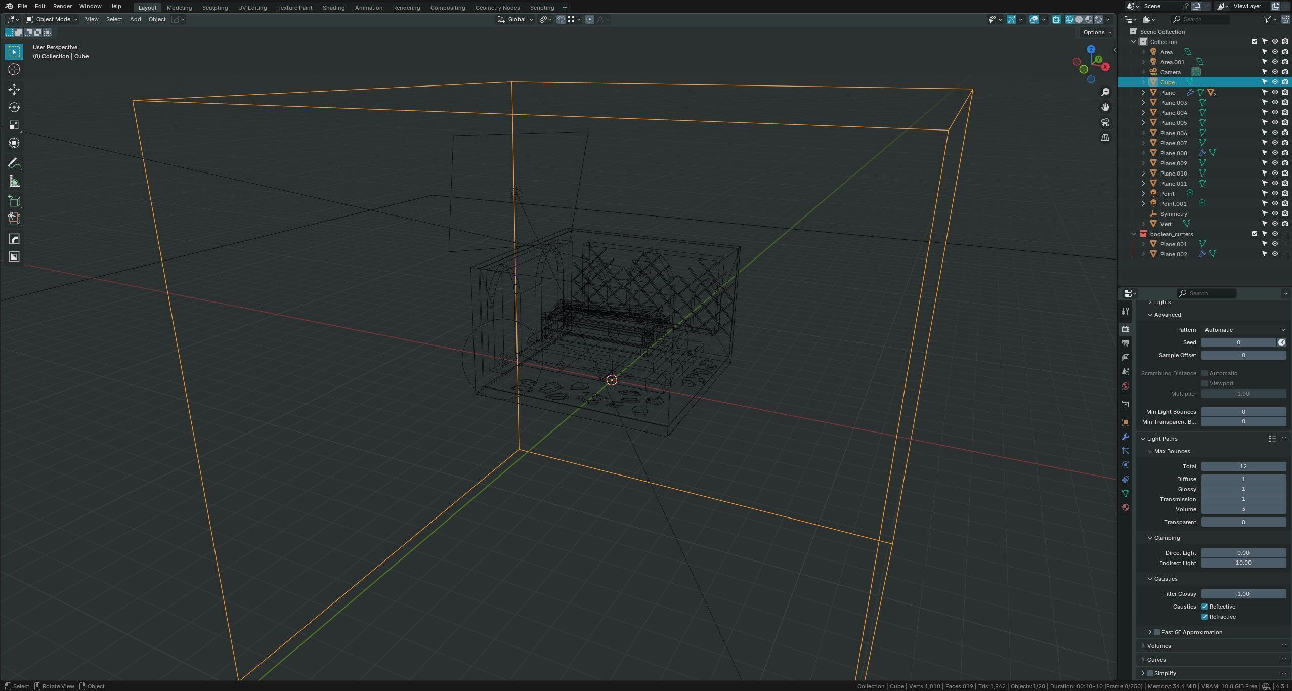 Tomb Crypt Vault 3D model_10