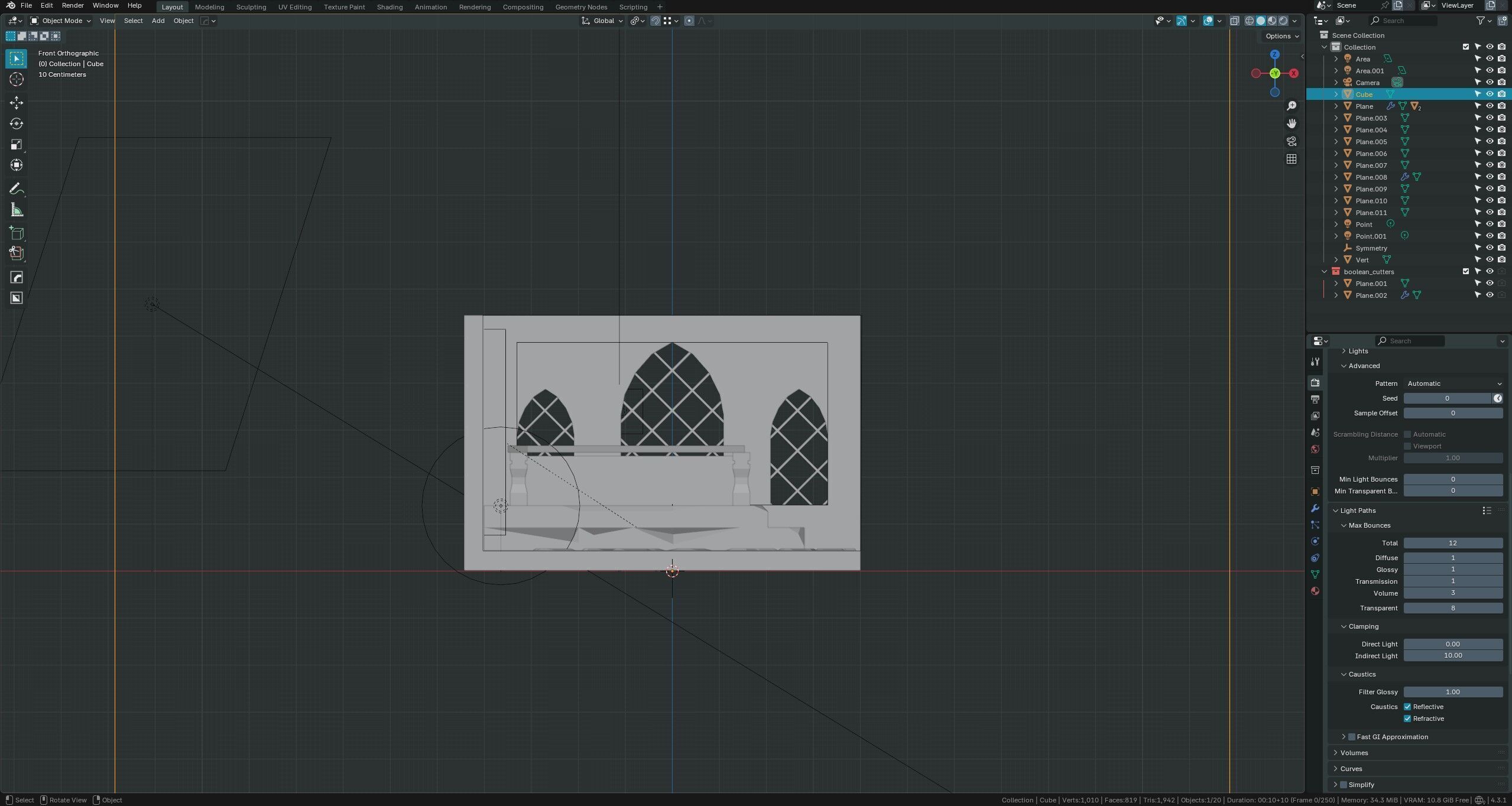 Tomb Crypt Vault 3D model_3