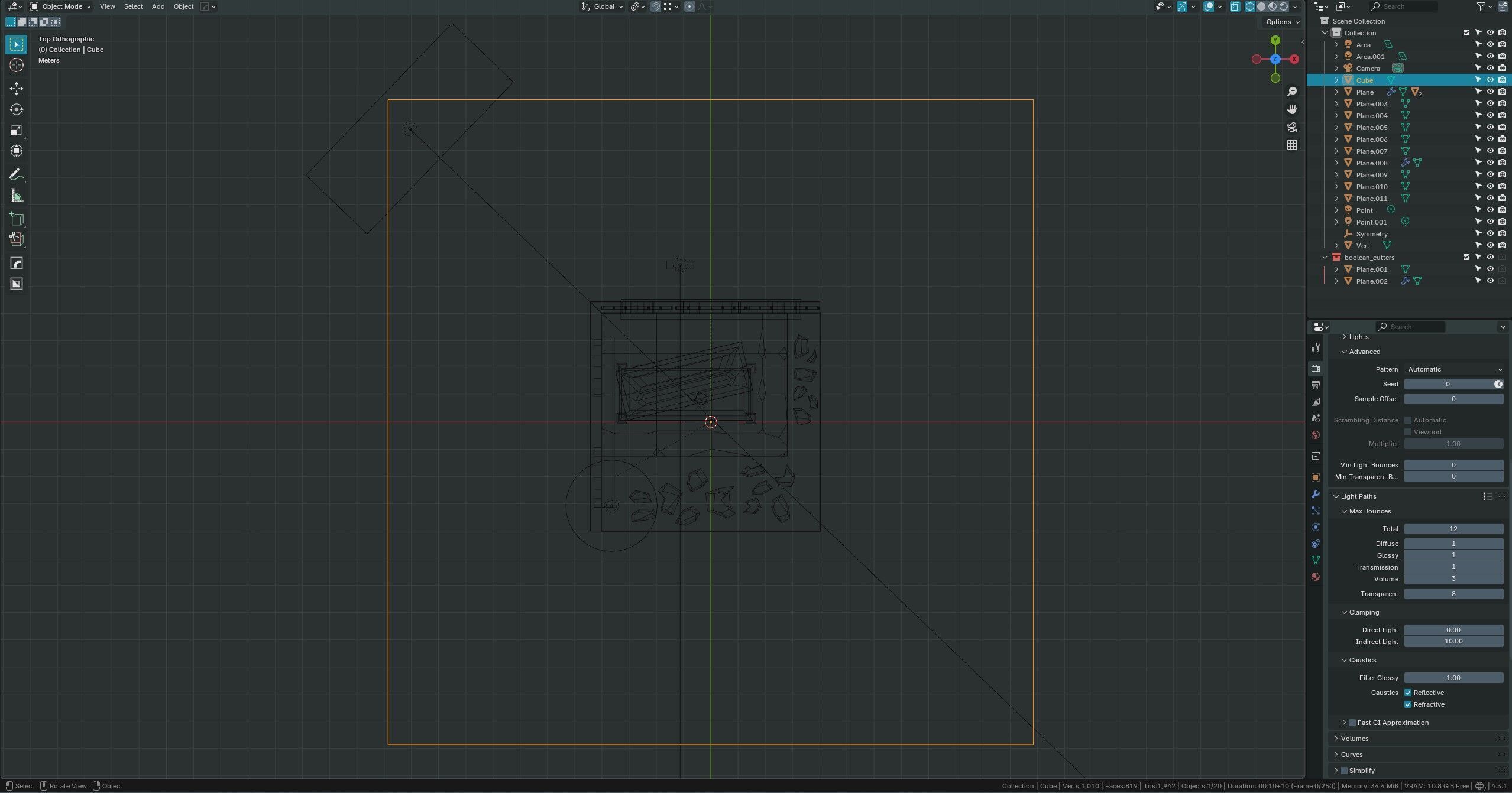 Tomb Crypt Vault 3D model_9