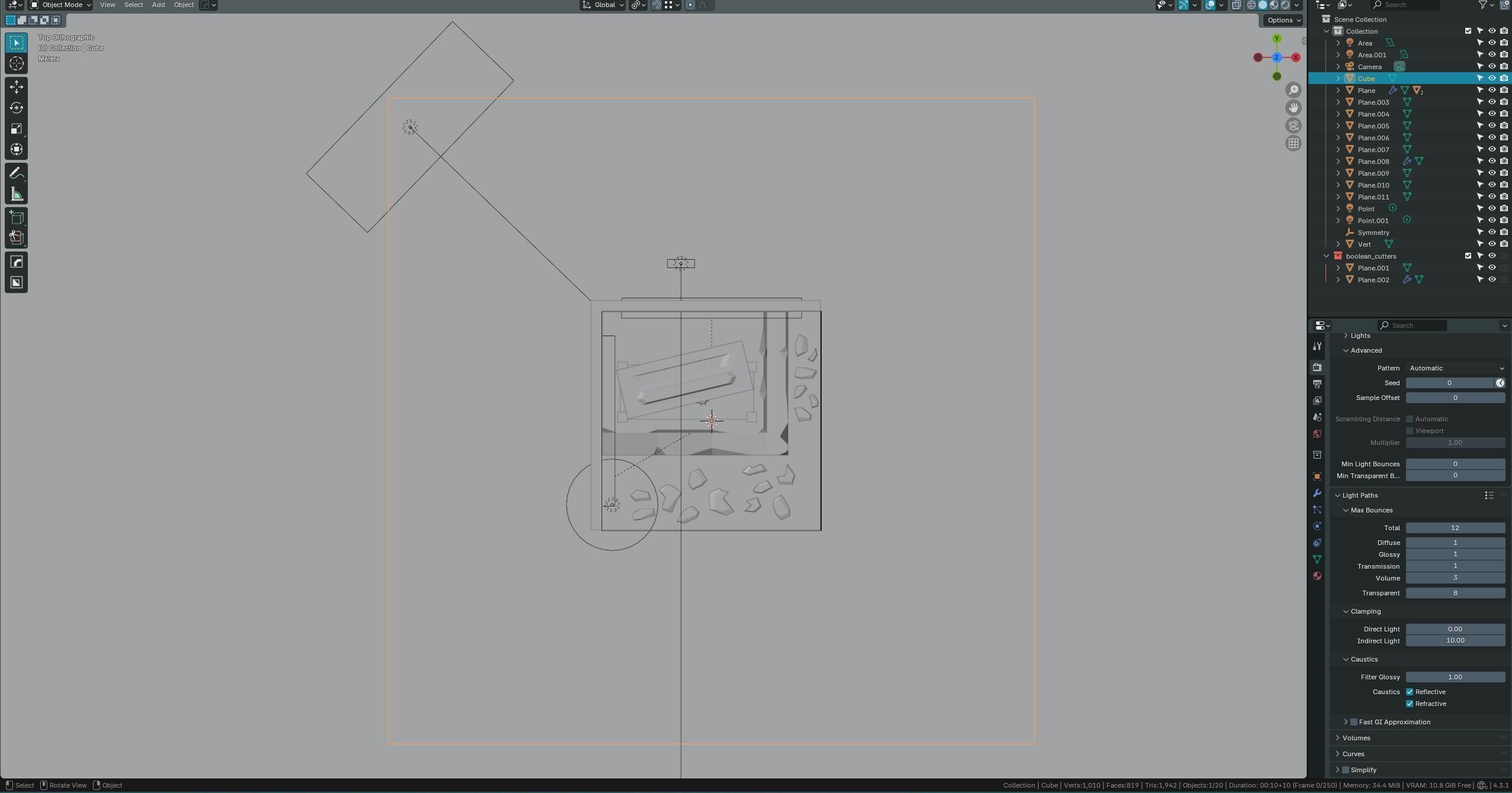 Tomb Crypt Vault 3D model_8