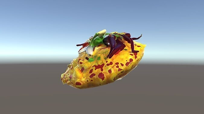 Gourmet Italian Risotto Plate Presentation model pack Low-poly 3D model 5