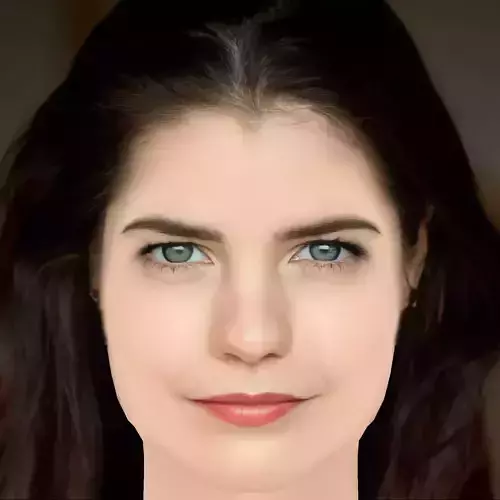 Chloe Bayliss Head - No Hair - Low poly head for game