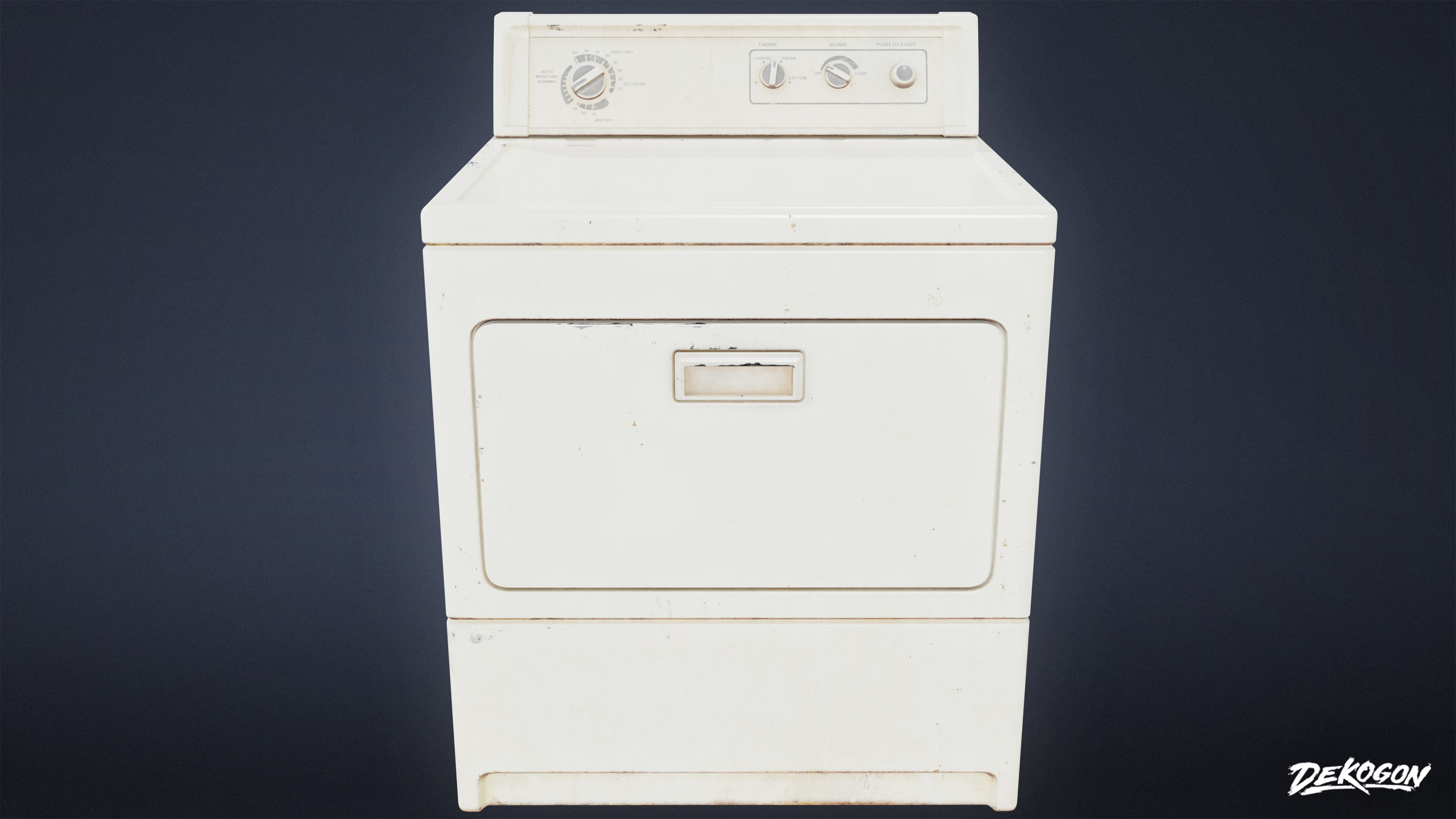 SUBURBS - Washer Dryer 01 - LOW POLY AND NANITE Low-poly 3D model_2