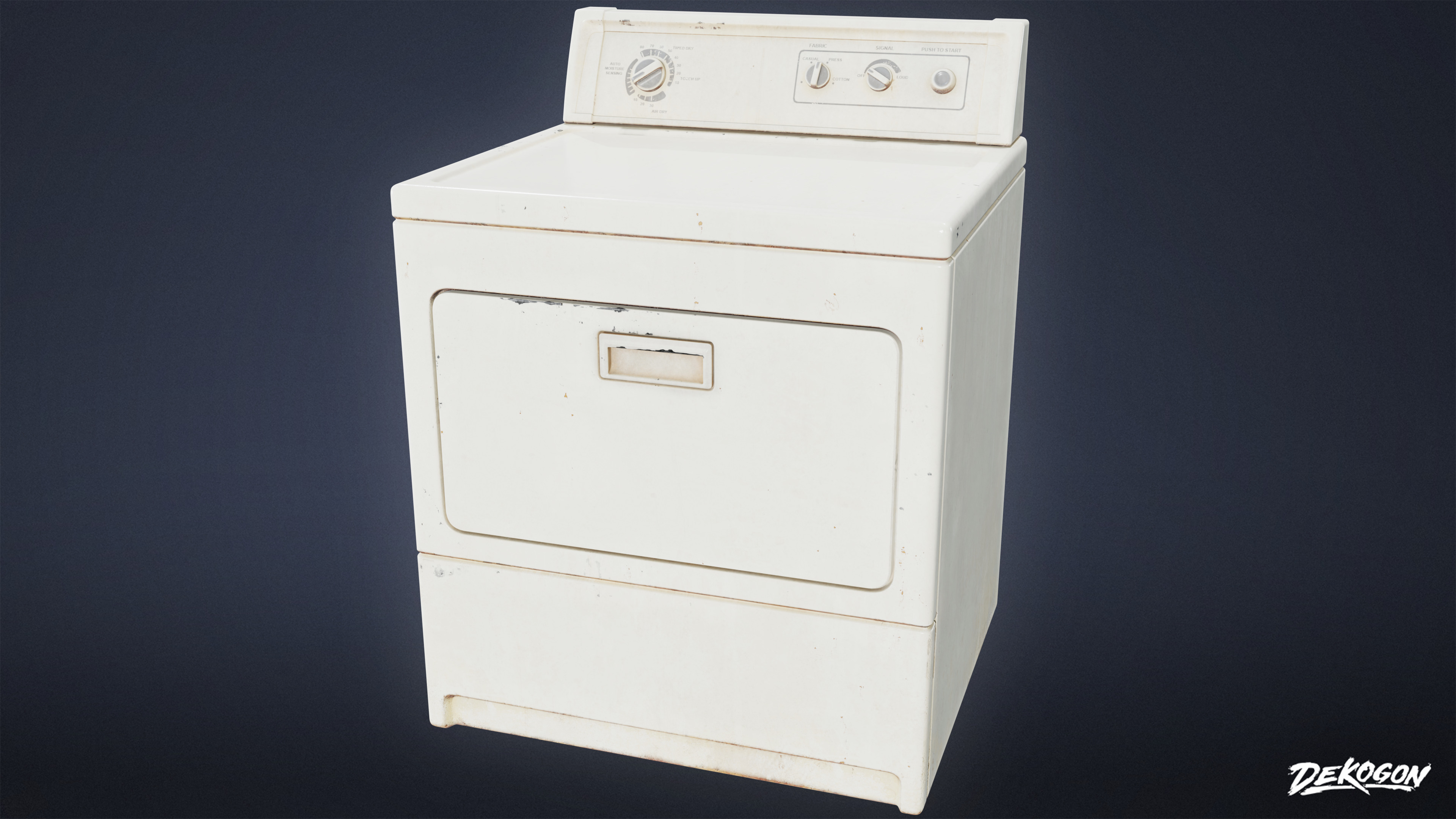 SUBURBS - Washer Dryer 01 - LOW POLY AND NANITE Low-poly 3D model_1