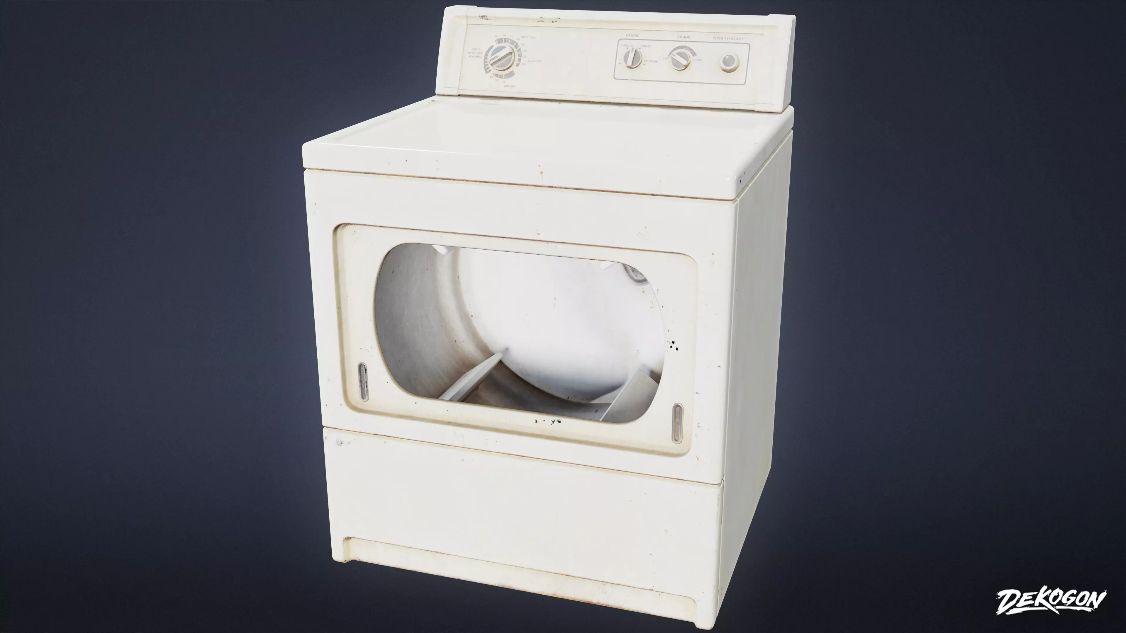 SUBURBS - Washer Dryer 01 - LOW POLY AND NANITE Low-poly 3D model_0