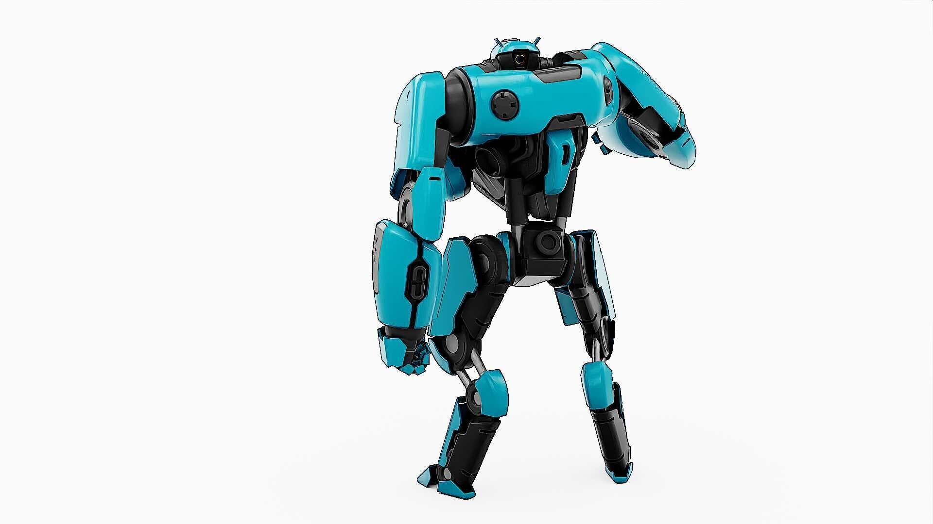 BATTLE DROID SYRIOS-B Rigged for Unreal Engine - Unity - MIXAMO 3D model_18