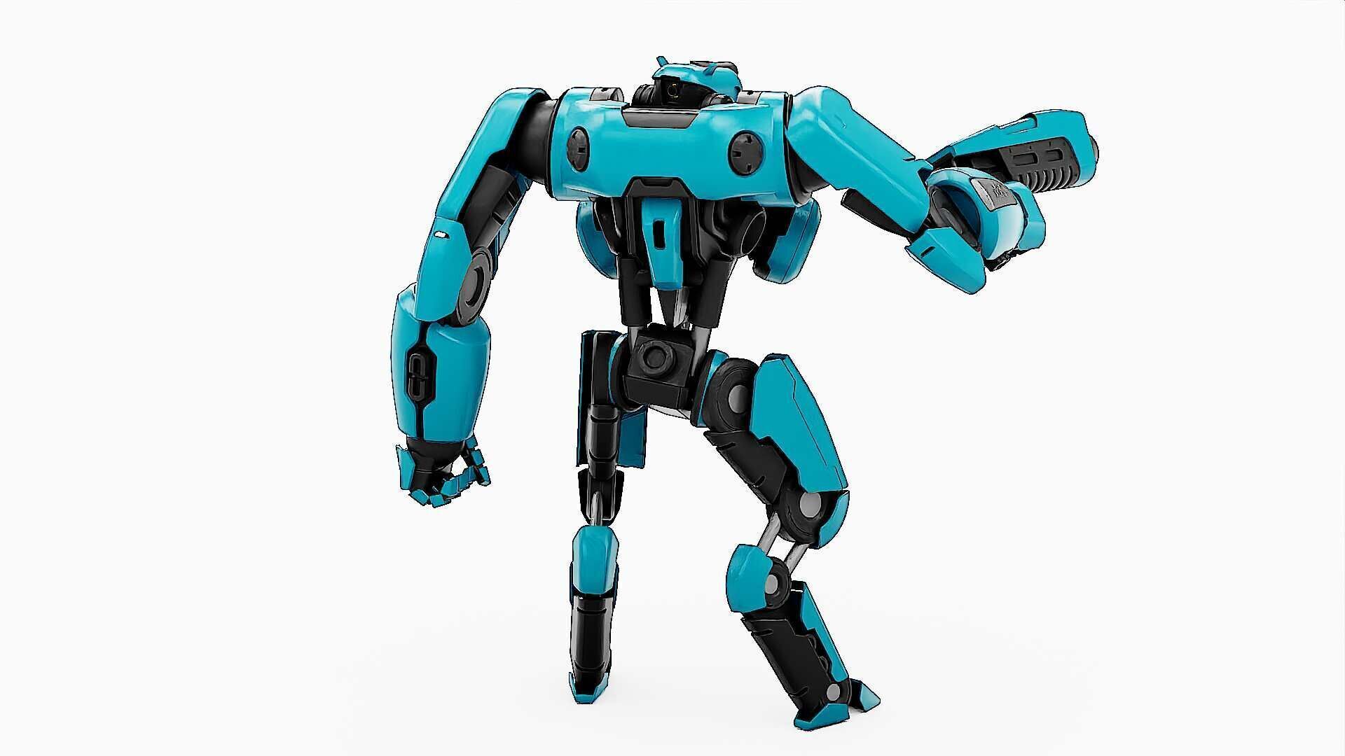 BATTLE DROID SYRIOS-B Rigged for Unreal Engine - Unity - MIXAMO 3D model_15