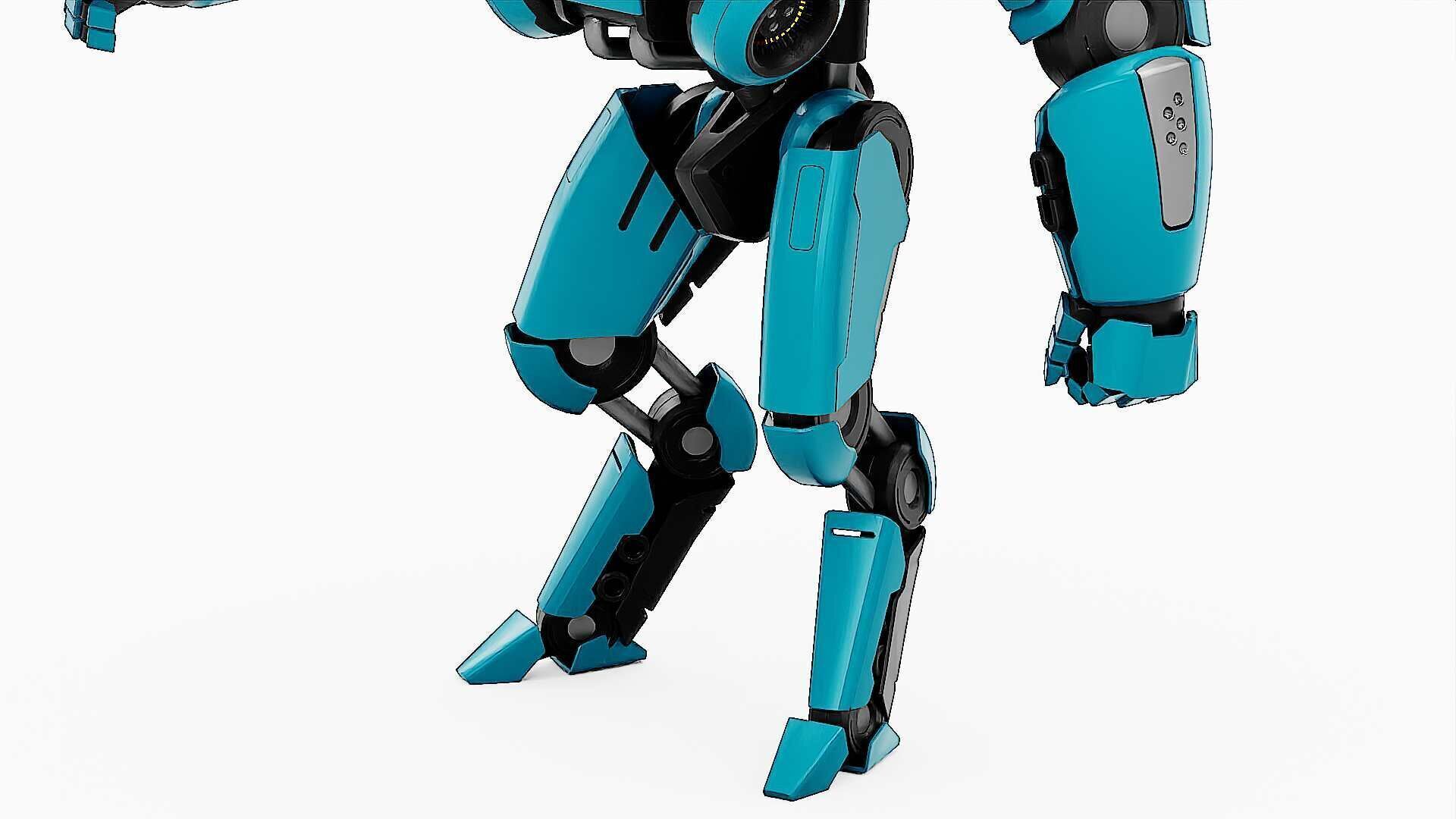 BATTLE DROID SYRIOS-B Rigged for Unreal Engine - Unity - MIXAMO 3D model_29