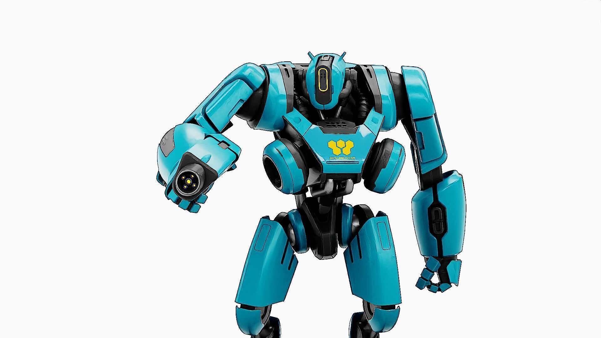 BATTLE DROID SYRIOS-B Rigged for Unreal Engine - Unity - MIXAMO 3D model_2