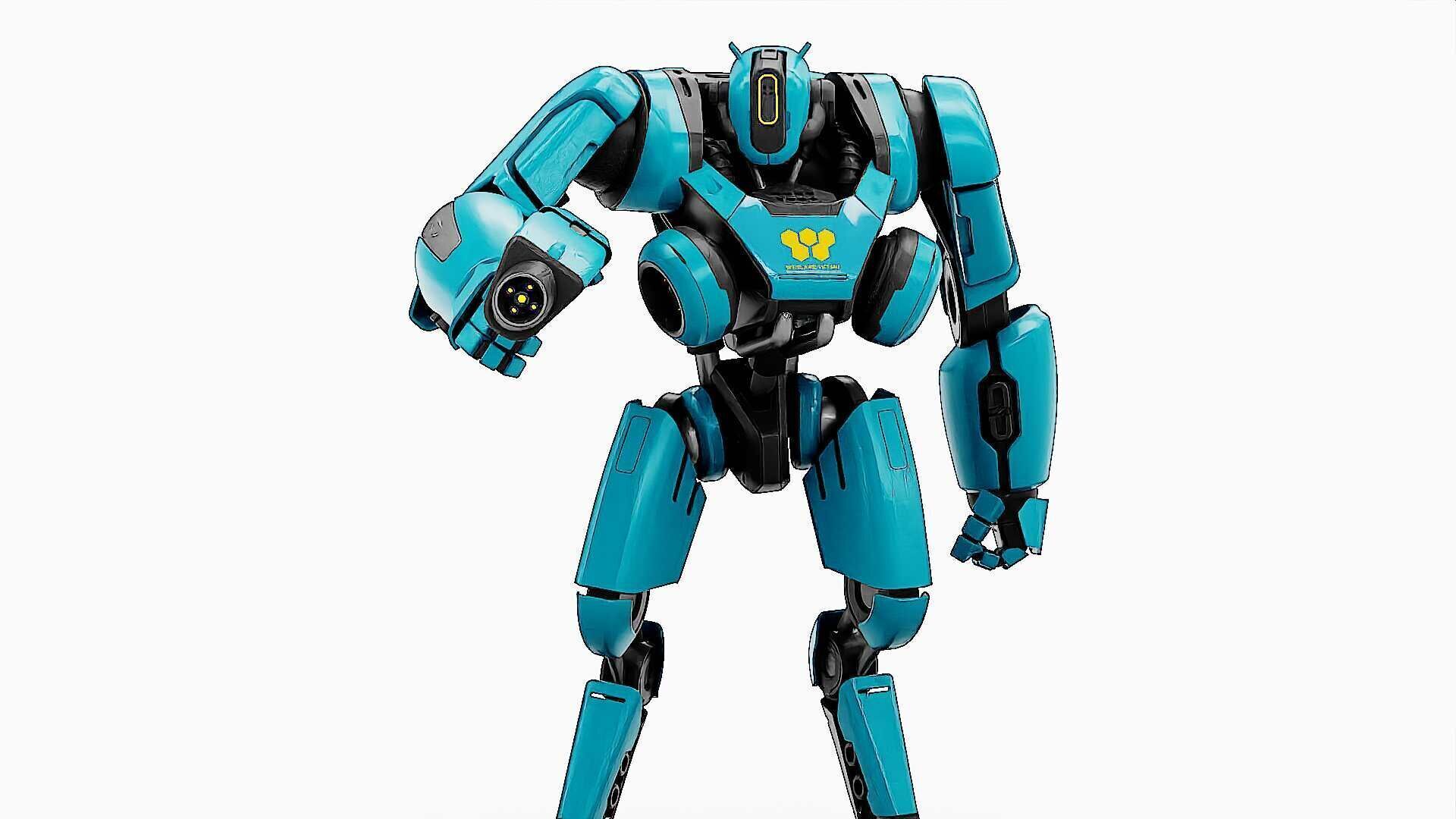 BATTLE DROID SYRIOS-B Rigged for Unreal Engine - Unity - MIXAMO 3D model_3