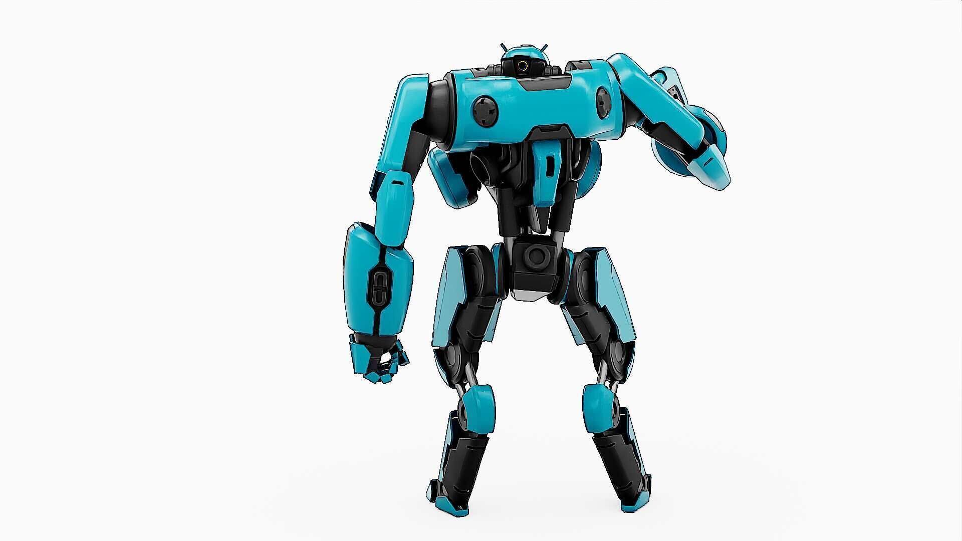 BATTLE DROID SYRIOS-B Rigged for Unreal Engine - Unity - MIXAMO 3D model_17