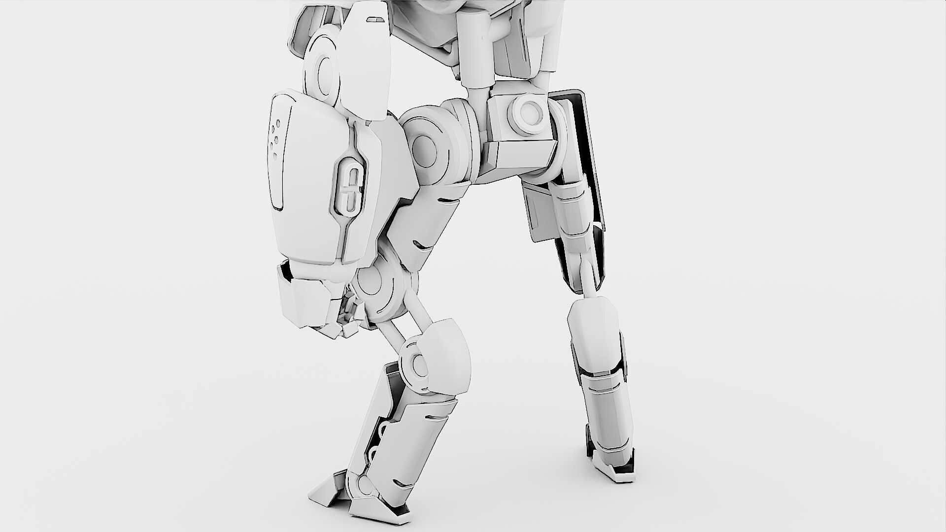 BATTLE DROID SYRIOS-B Rigged for Unreal Engine - Unity - MIXAMO 3D model_36