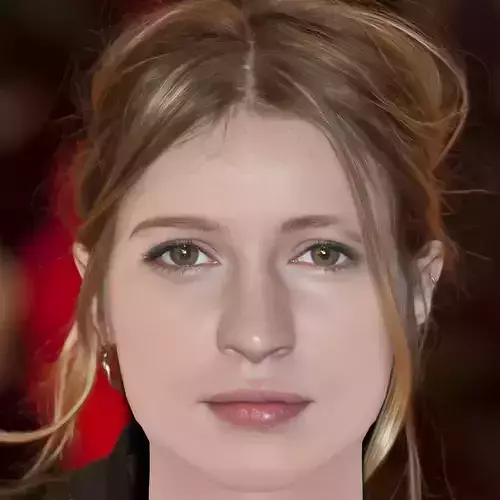 Christa Theret Head - No Hair - Low poly head for game