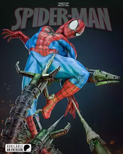 Spiderman Diorama - STL 