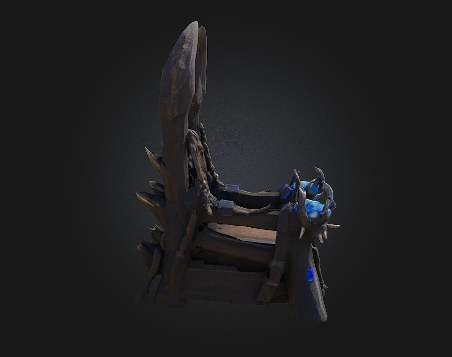 Frost King Throne 3D model_7