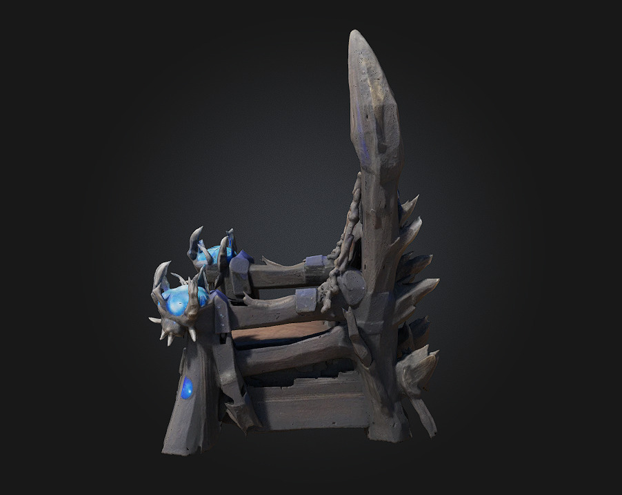 Frost King Throne 3D model_6