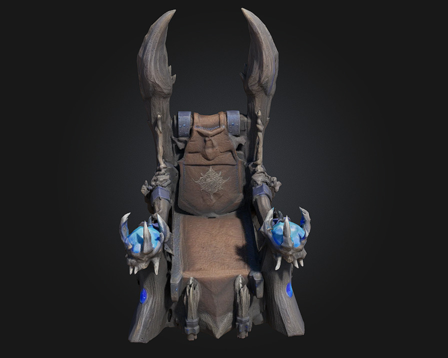 Frost King Throne 3D model_8