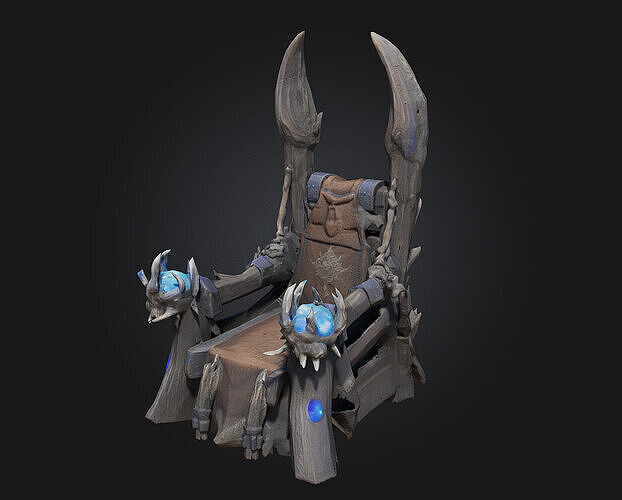 Frost King Throne 3D model