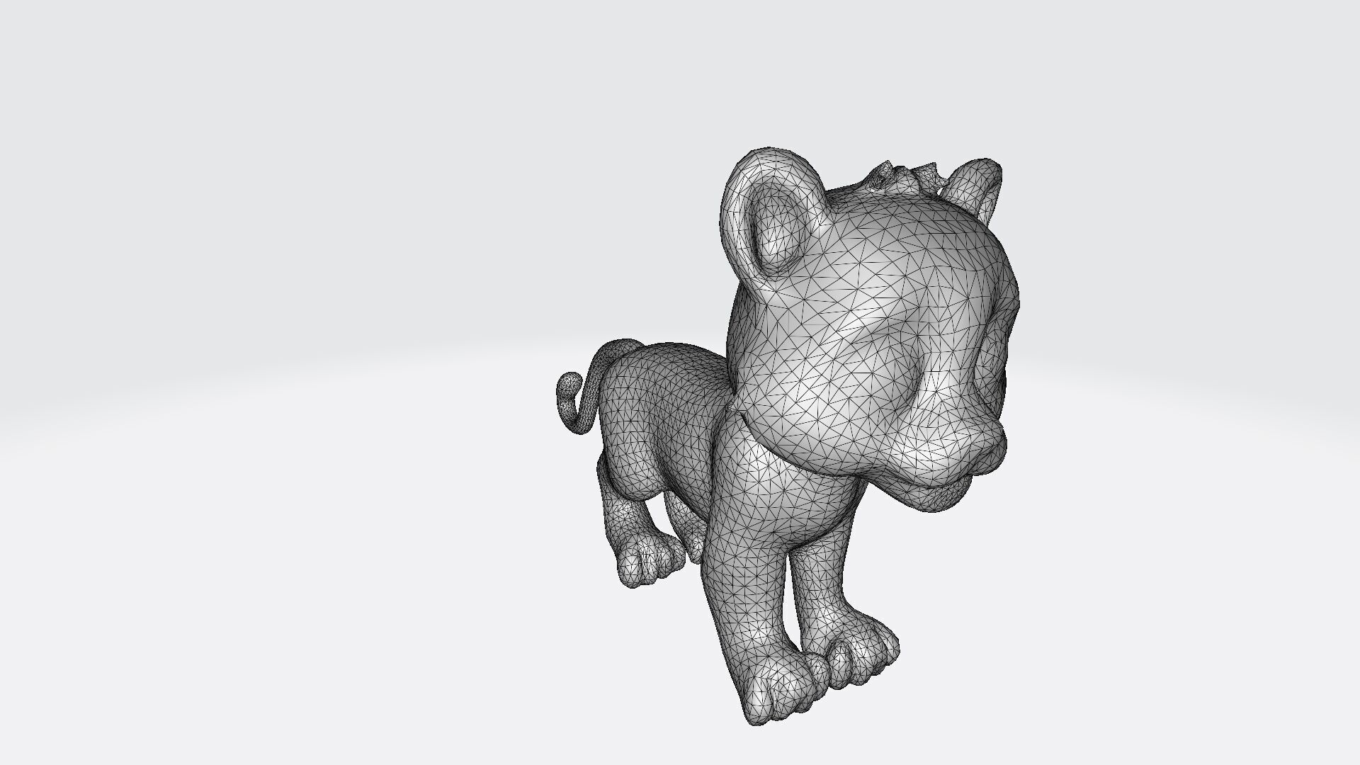 Beautiful Bengal Tiger Portrait High Render 3D model_8